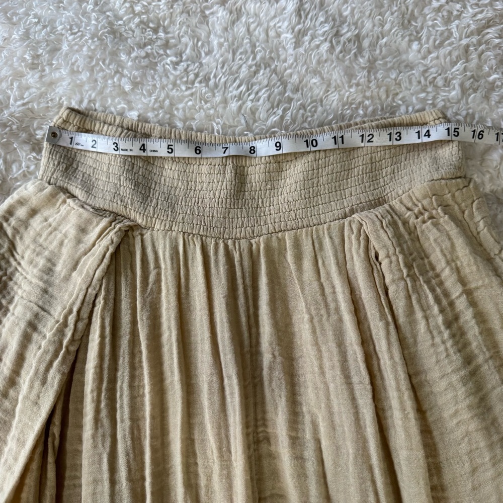 Free People Mikah Tapered Pants in Cream Brûlée Size XL NEW - Picture 7 of 13